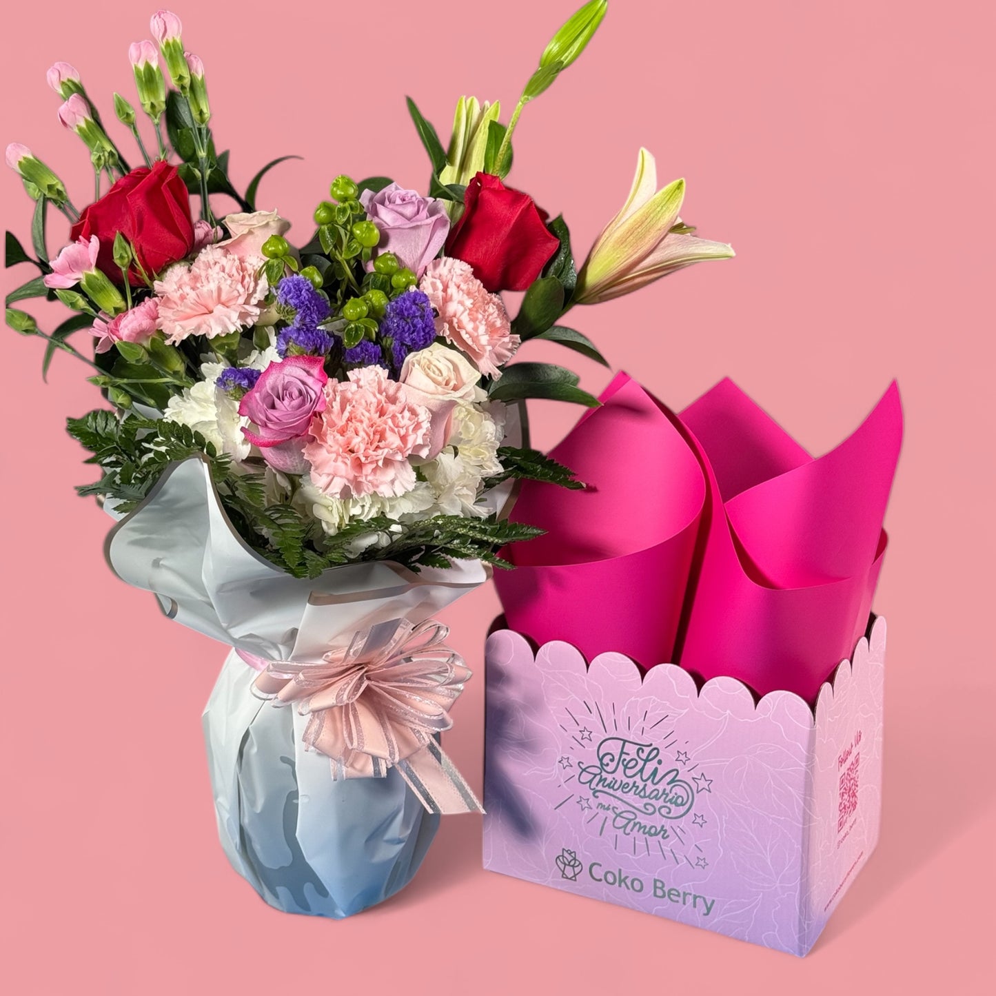 Feliz aniversario Mi amor Flowers