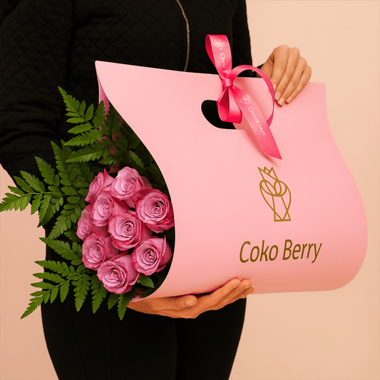 Carry On Purple roses