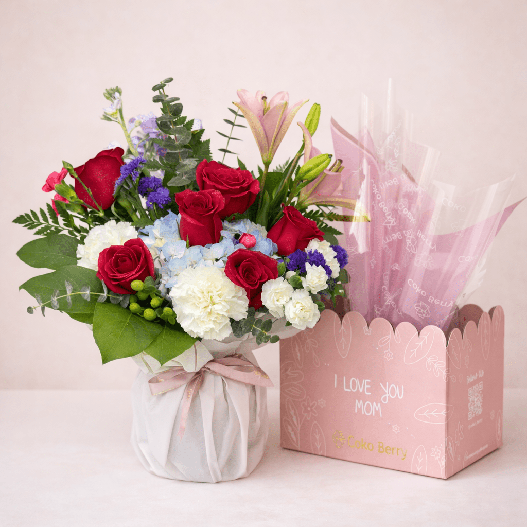 I love you Mom Flowers