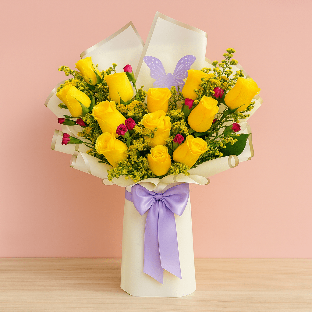 Korean Yellow roses