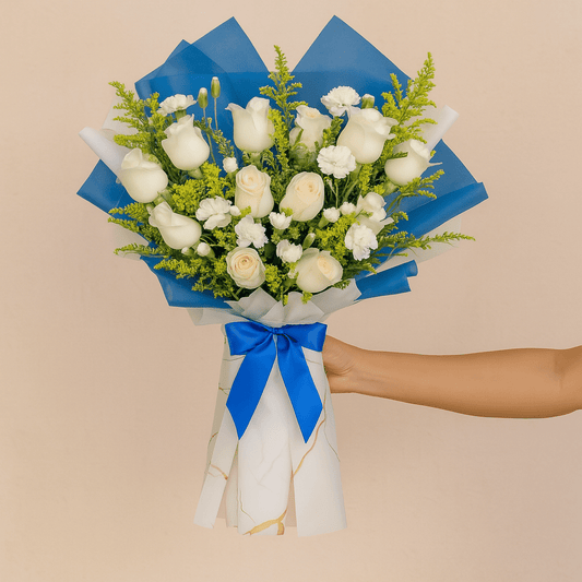 Korean White roses