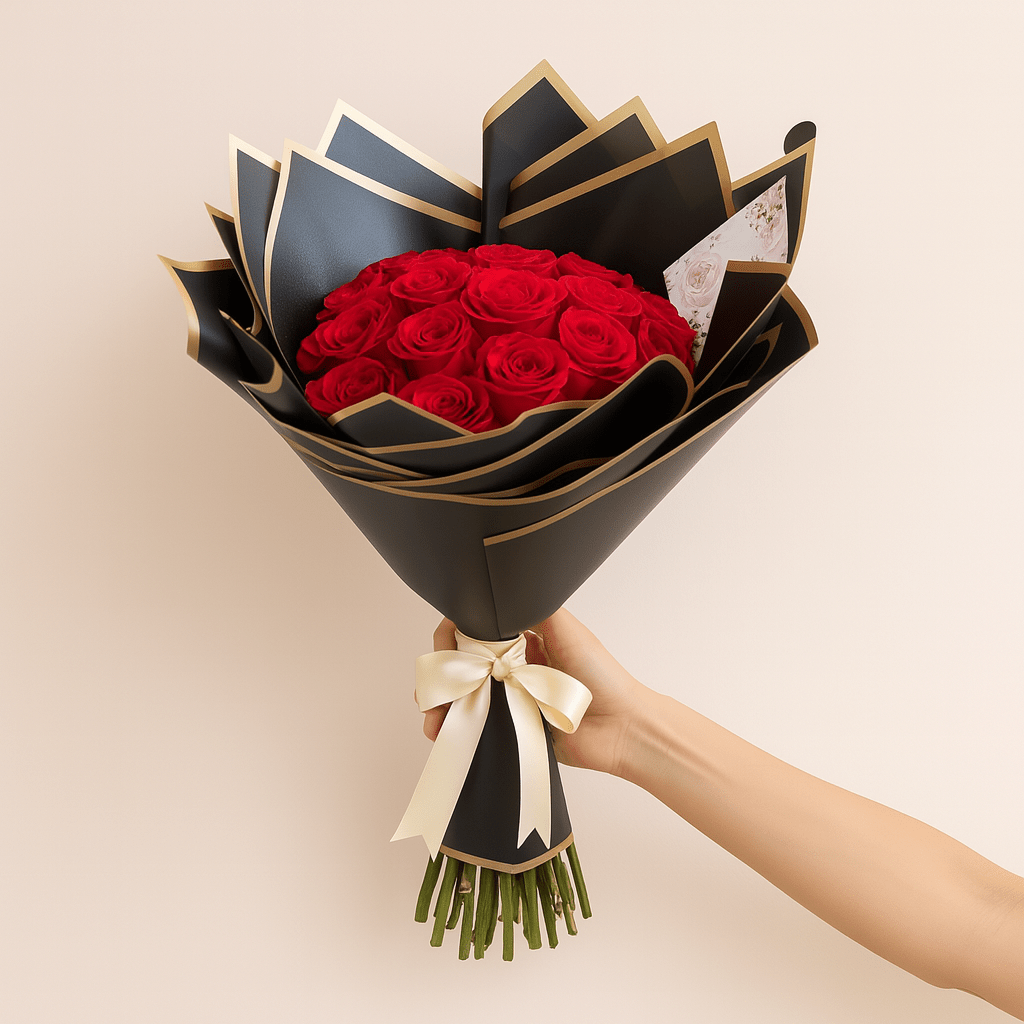 Ramo Buchon Red roses