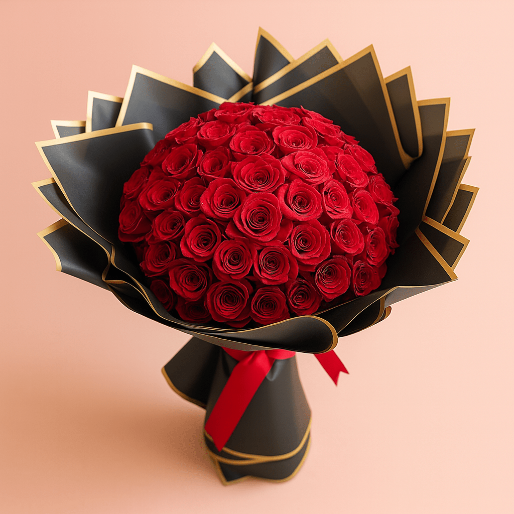 Ramo Buchon Red roses