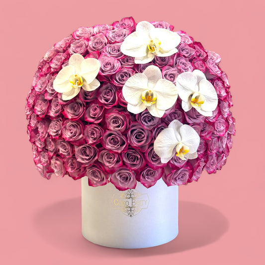 Roses And Orchids Box