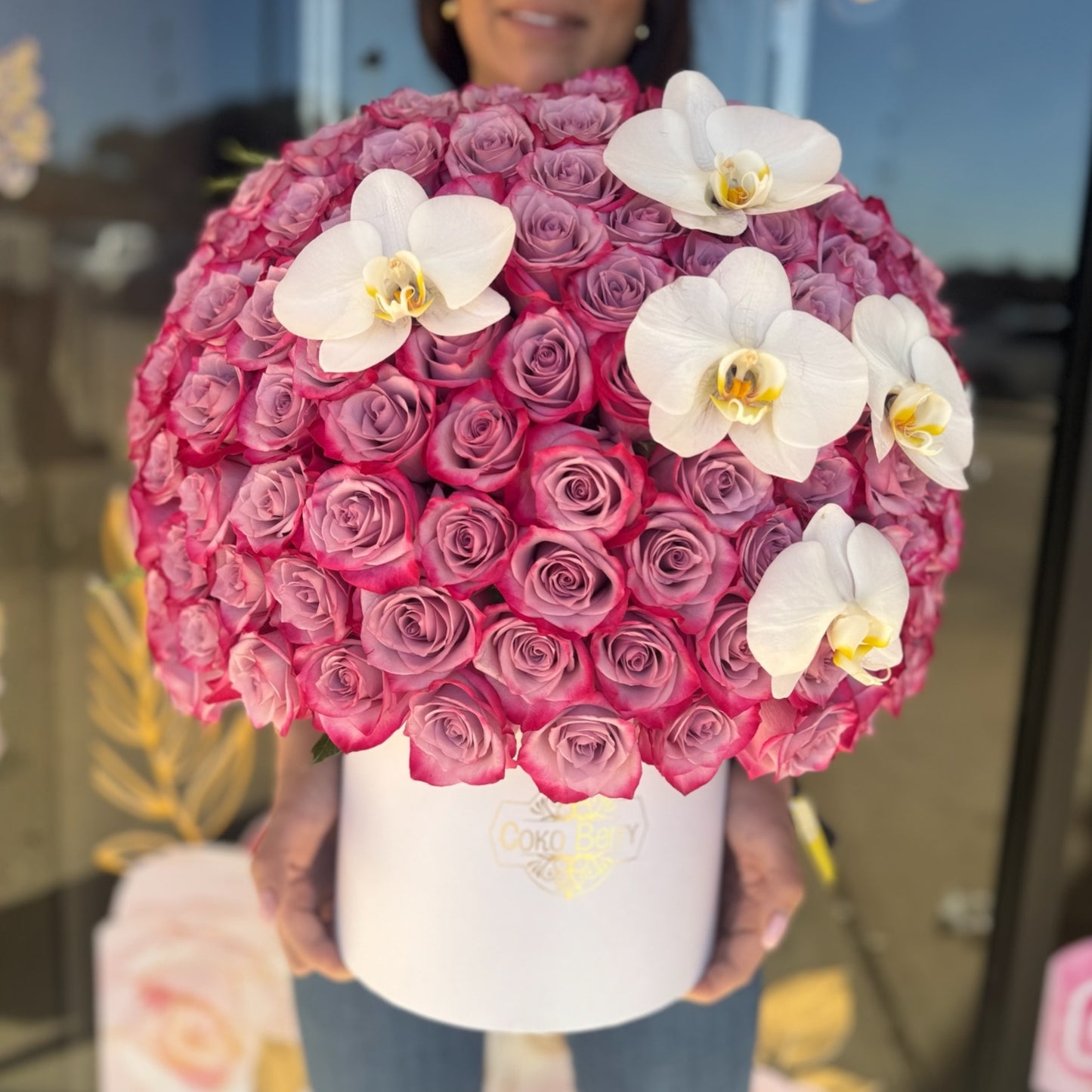 Roses And Orchids Box