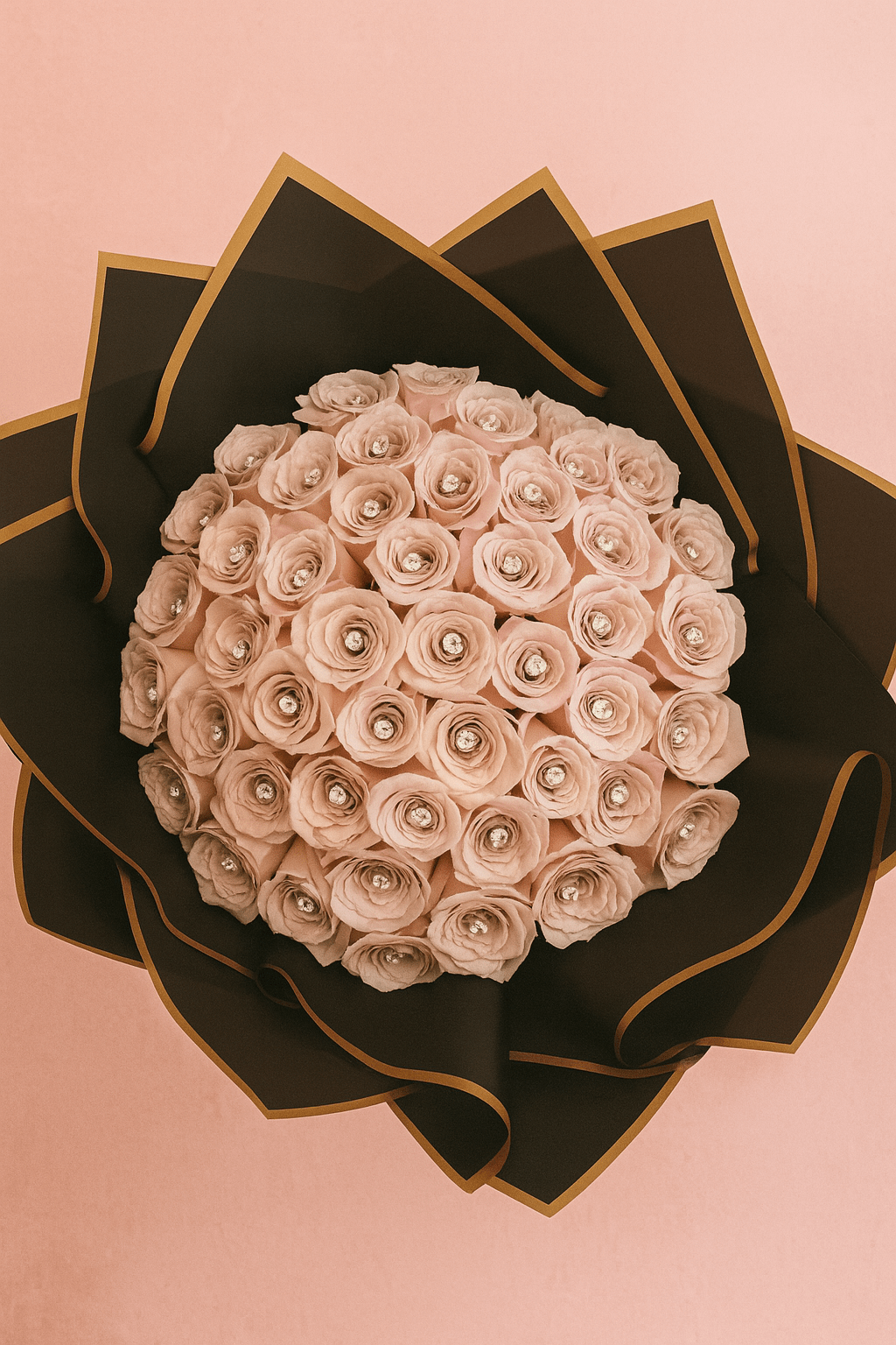Ramo Buchon Pink roses