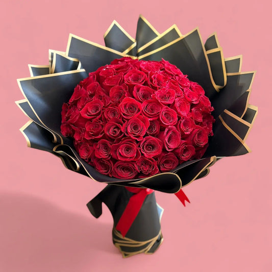 CURSO/COURSE: Domina el Arte: Cómo Hacer un Ramo Buchón de 75 Rosas