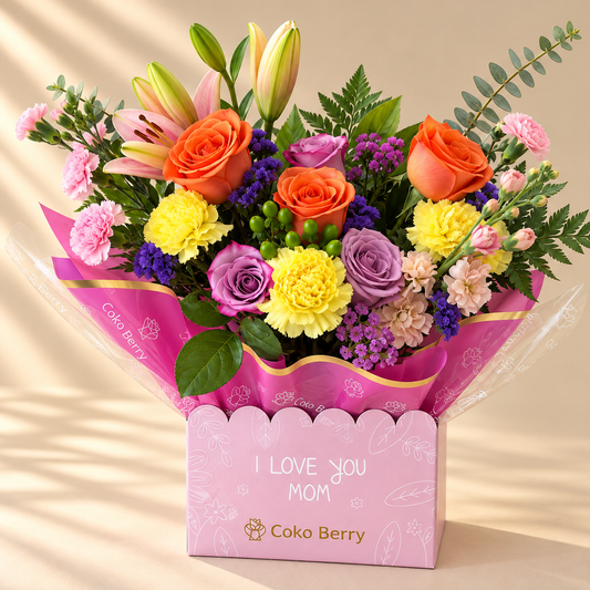 I love you Mom Flowers