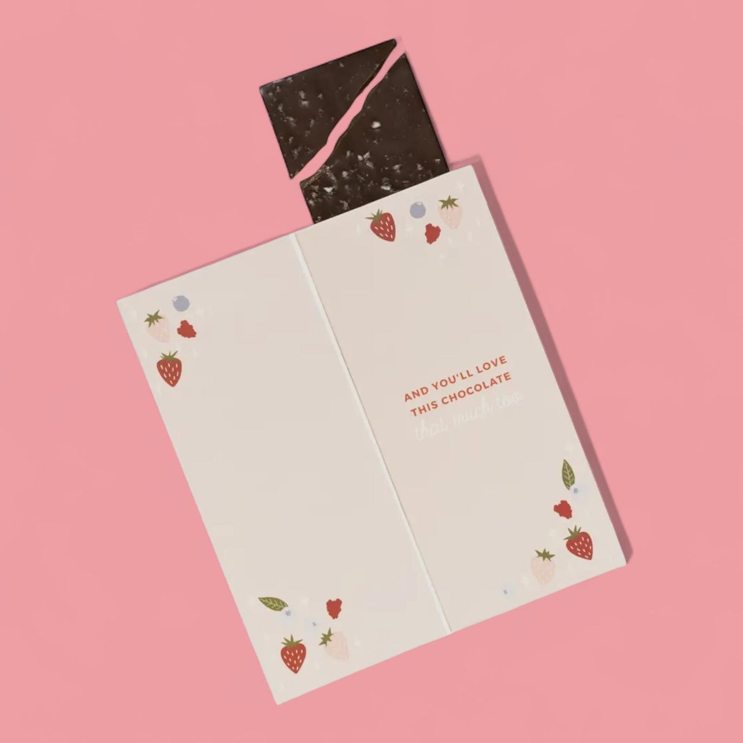 I LOVE YOU BERRY MUCH CHOCOLATE