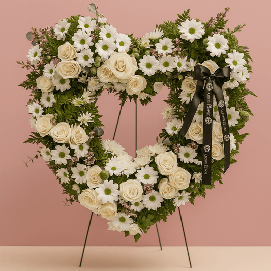 Heart Sympathy Wreath