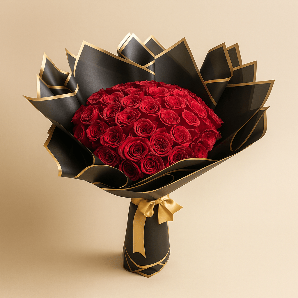 Ramo Buchon Red roses
