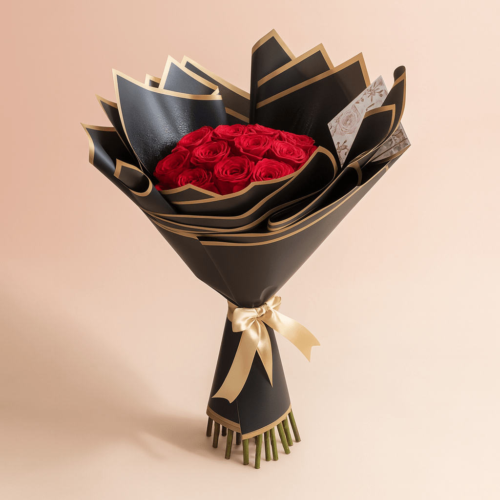 Ramo Buchon Red roses