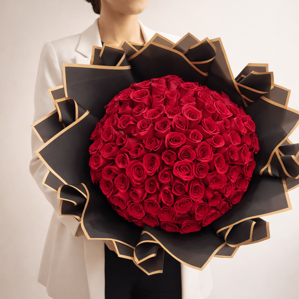 Ramo Buchon Red roses