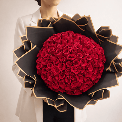 Ramo Buchon Red roses