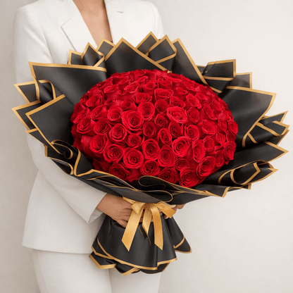 Ramo Buchon Red roses