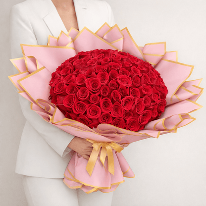 Ramo Buchon Red roses