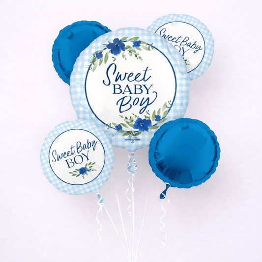 Sweet Baby Boy Balloons Gift Delivery Dallas TX - Coko Berry Flowers