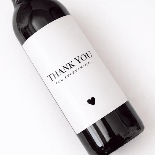 Wine & Champagne - Thank you for everything
