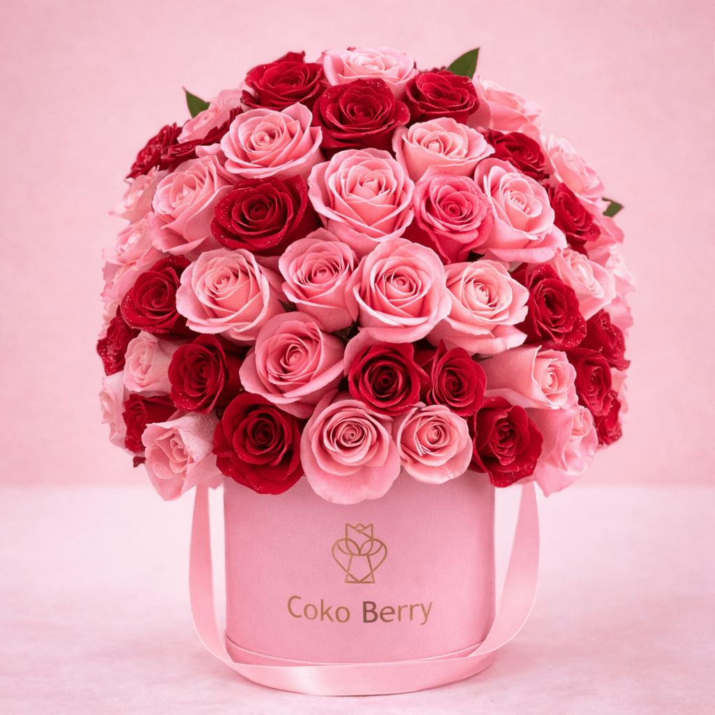 Pink and Red Roses Dome
