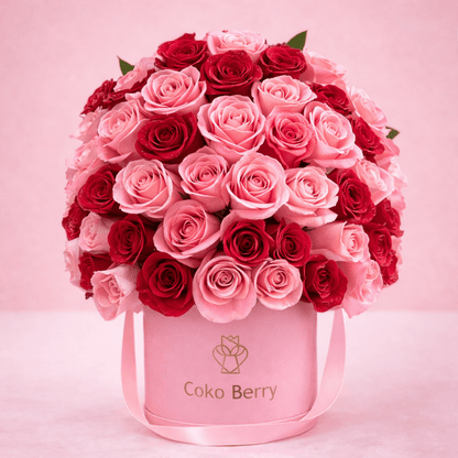 Pink and Red Roses Dome