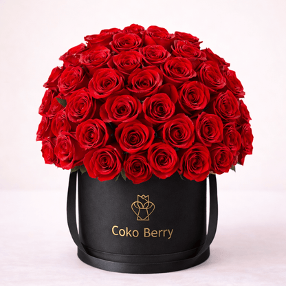 Romantic Red Rose Dome Box