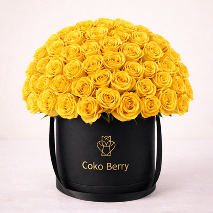 Special Yellow Roses Dome Box