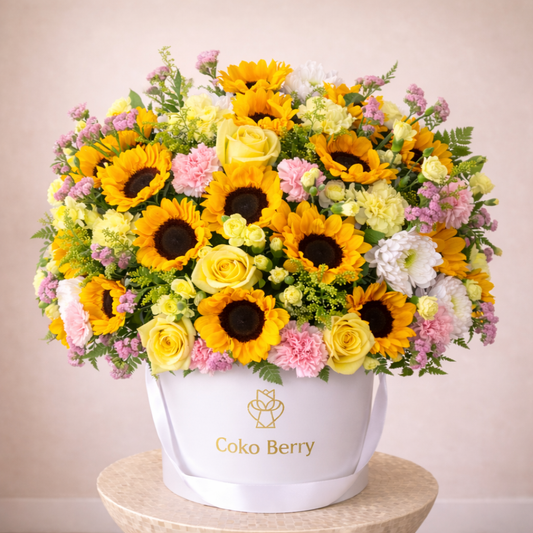 Sunflowers & Roses Bloom Box
