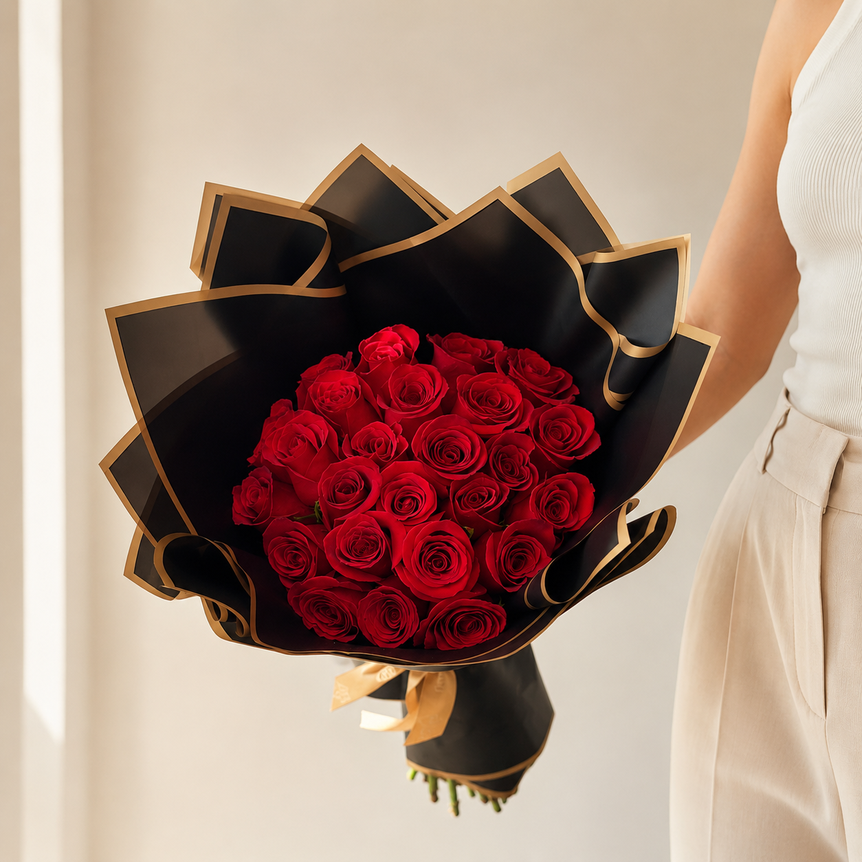 Ramo Buchon Red roses