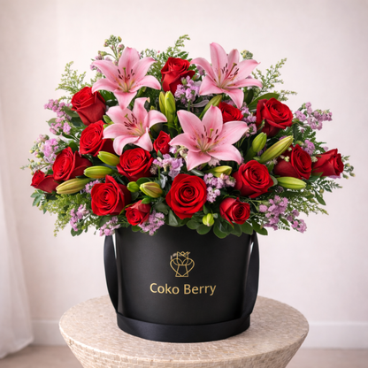 Luxury Bloom Box with Lilies