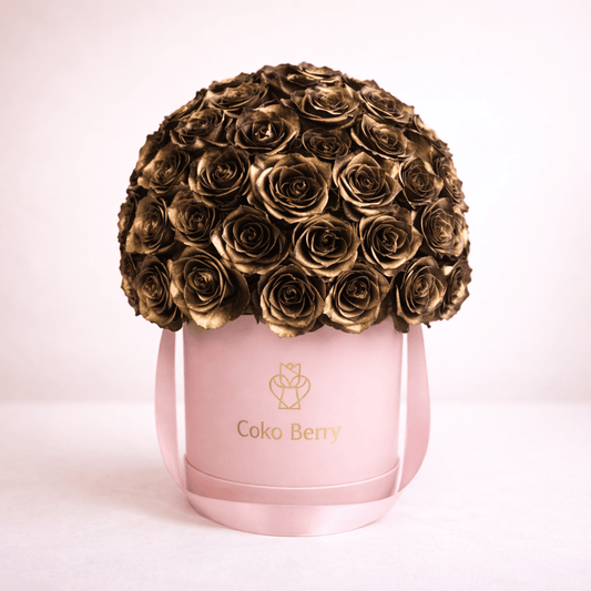 Special Black Roses Dome Box
