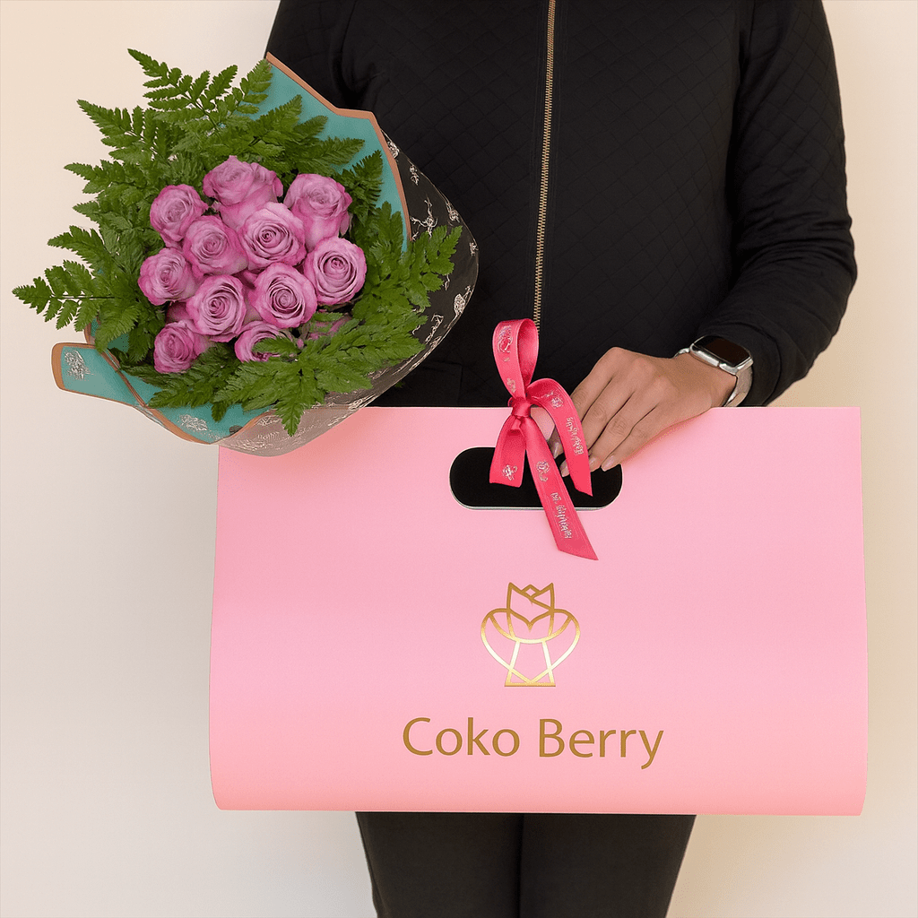 Carry On Purple roses