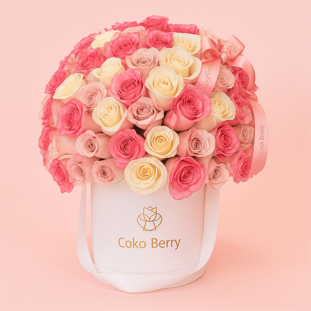 Pink Dream Roses Box