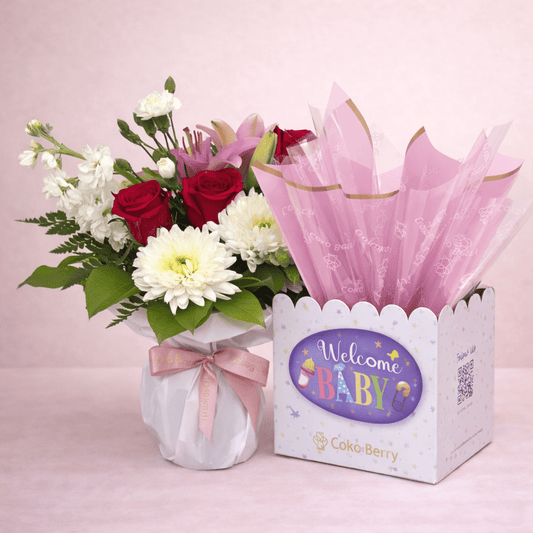 Welcome Hello Baby Flowers