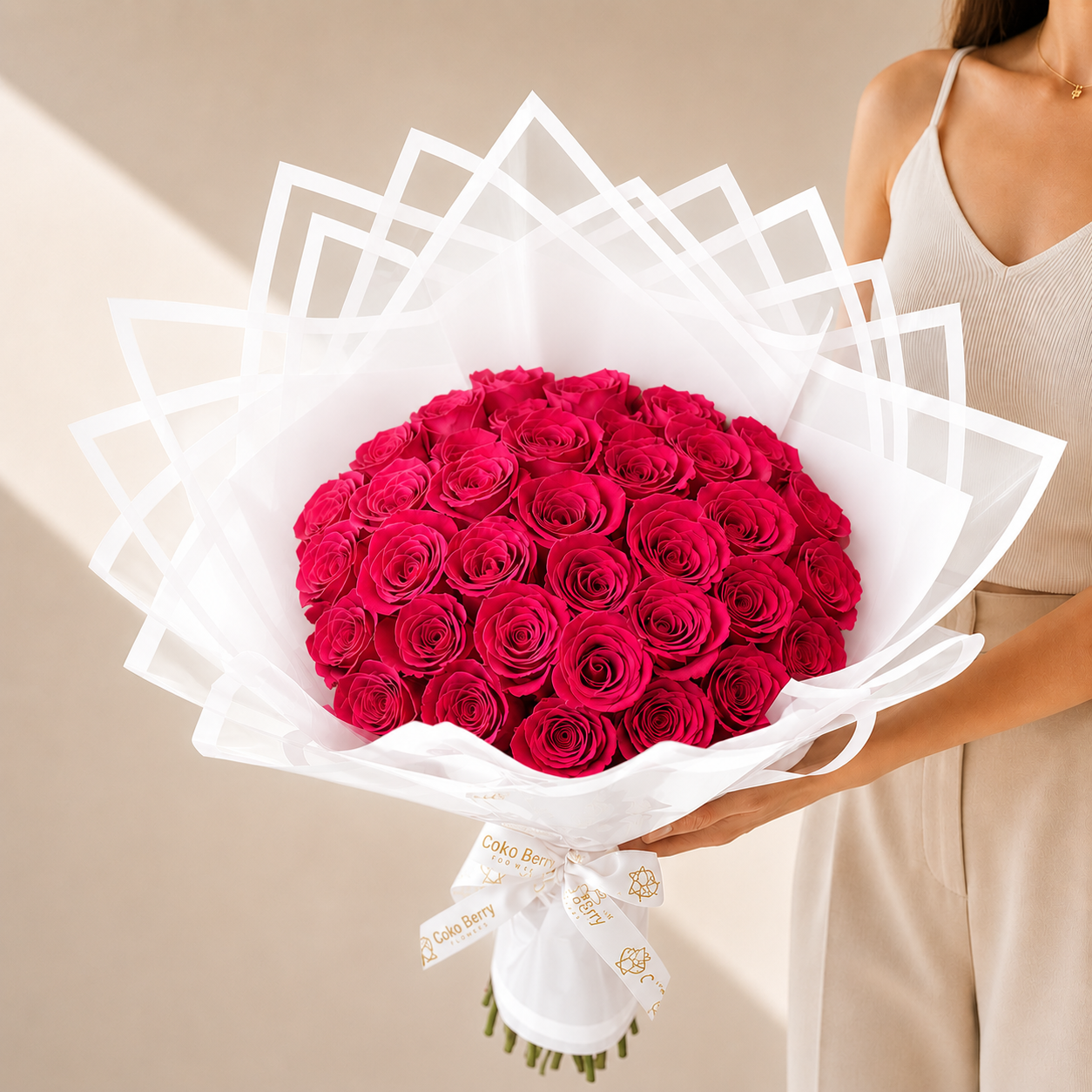Ramo Buchon Red roses