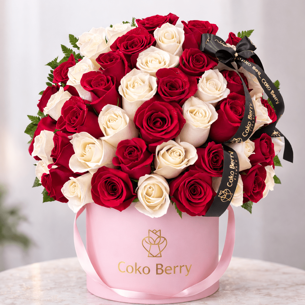 White and Red Roses Dome