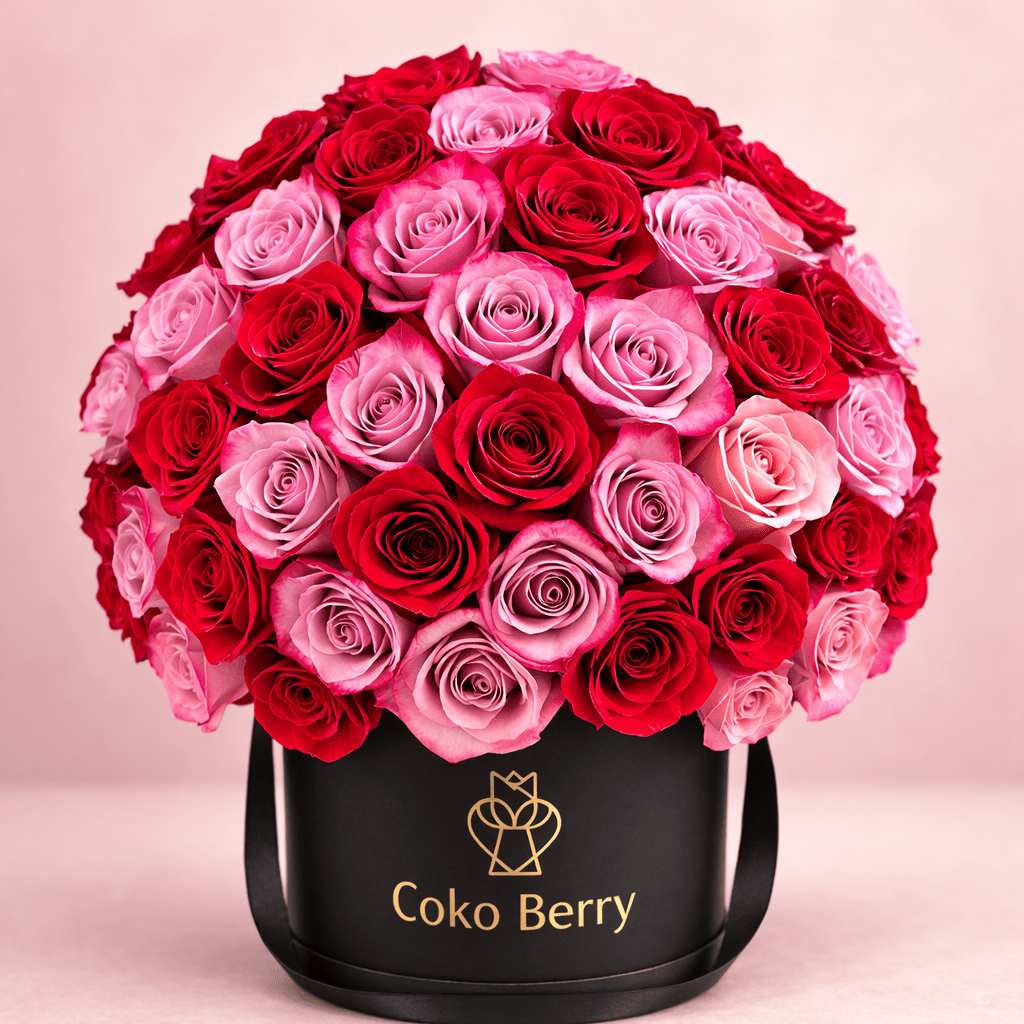 Purple and Red Roses Dome