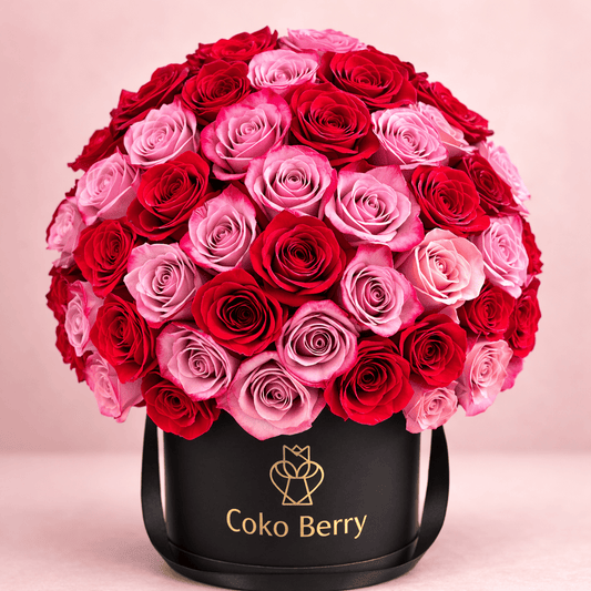 Purple and Red Roses Dome