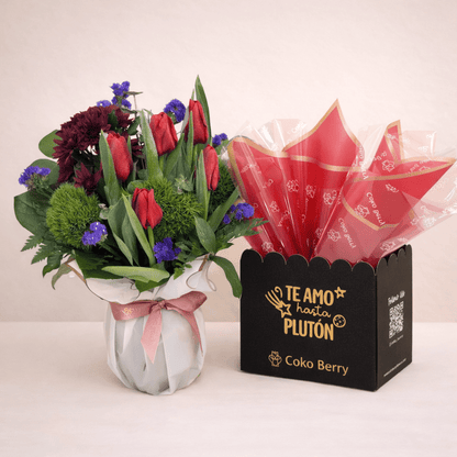 I love you to the moon and back Flowers