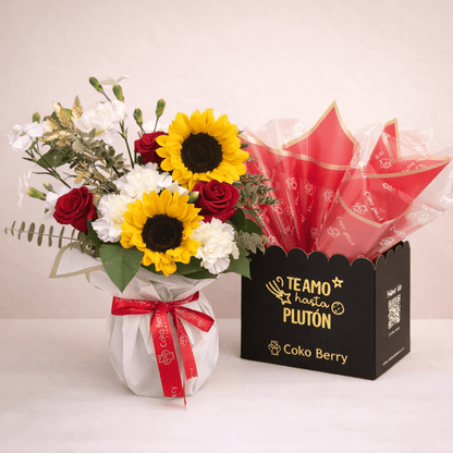 I love you to the moon and back Flowers