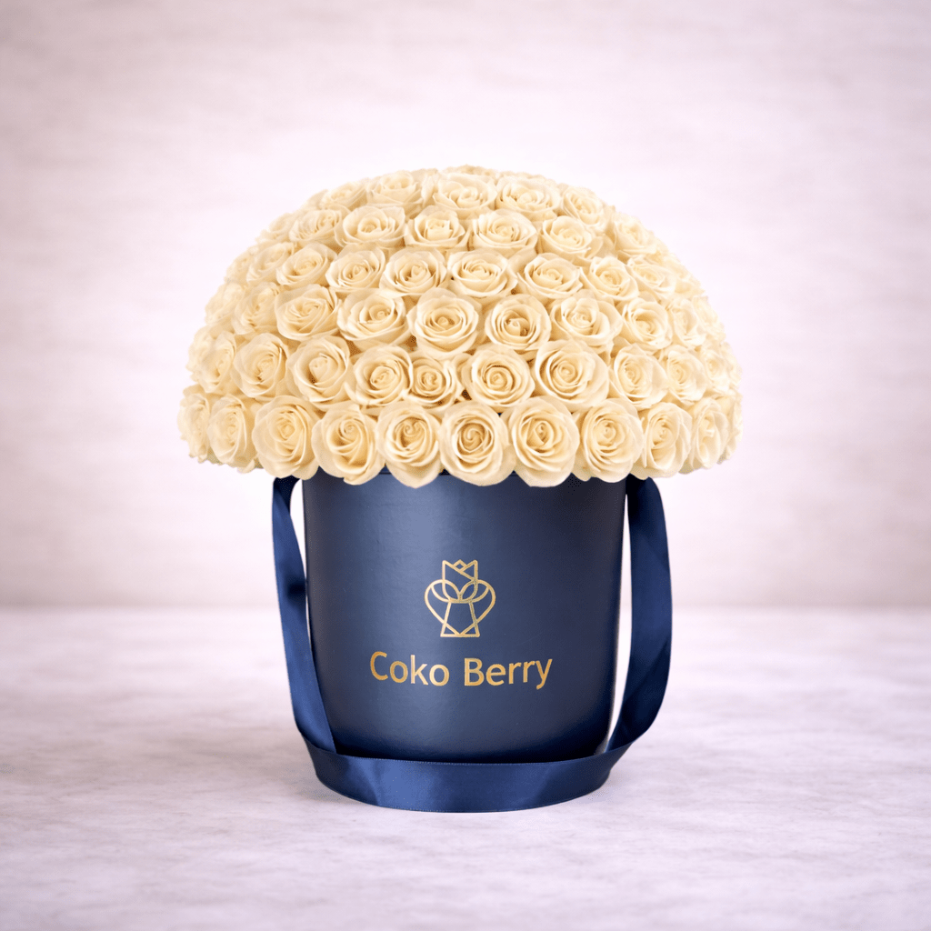 Special Yellow Roses Dome Box