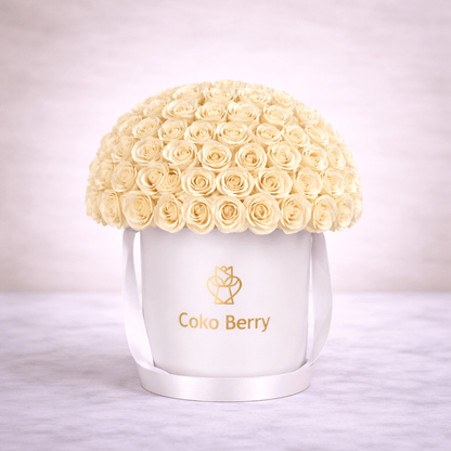 Special Yellow Roses Dome Box