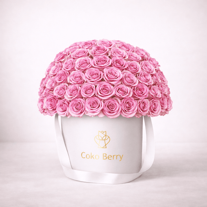 Special Yellow Roses Dome Box