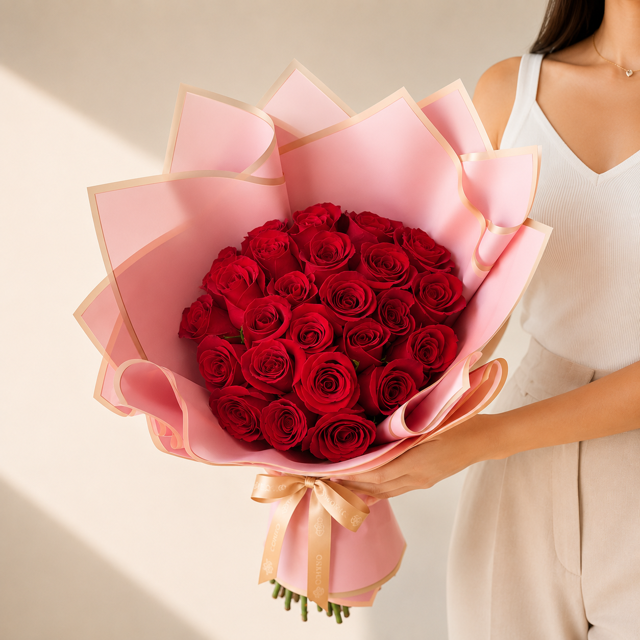 Ramo Buchon Red roses