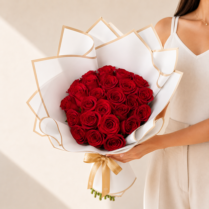 Ramo Buchon Red roses