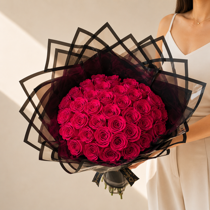 Ramo Buchon Red roses