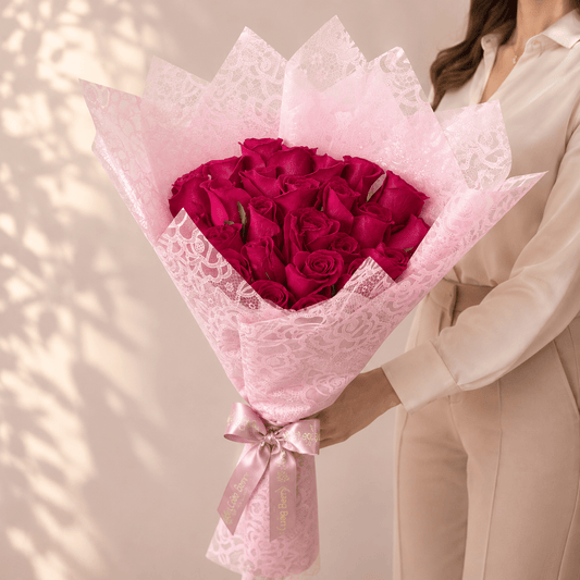 Couture 25 Red Roses Bouquet