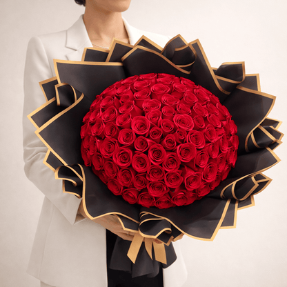 Ramo Buchon Red roses