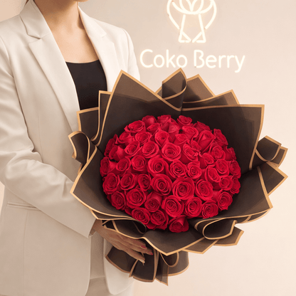 Ramo Buchon Red roses