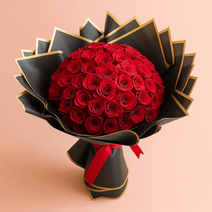 Ramo Buchon Red roses