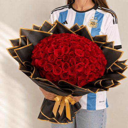 Ramo Buchon Red roses